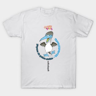 Blue-footed BOOBY Wood&Play Galapagos T-Shirt